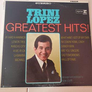 Trini Lopez Greatest Hits vinyl record